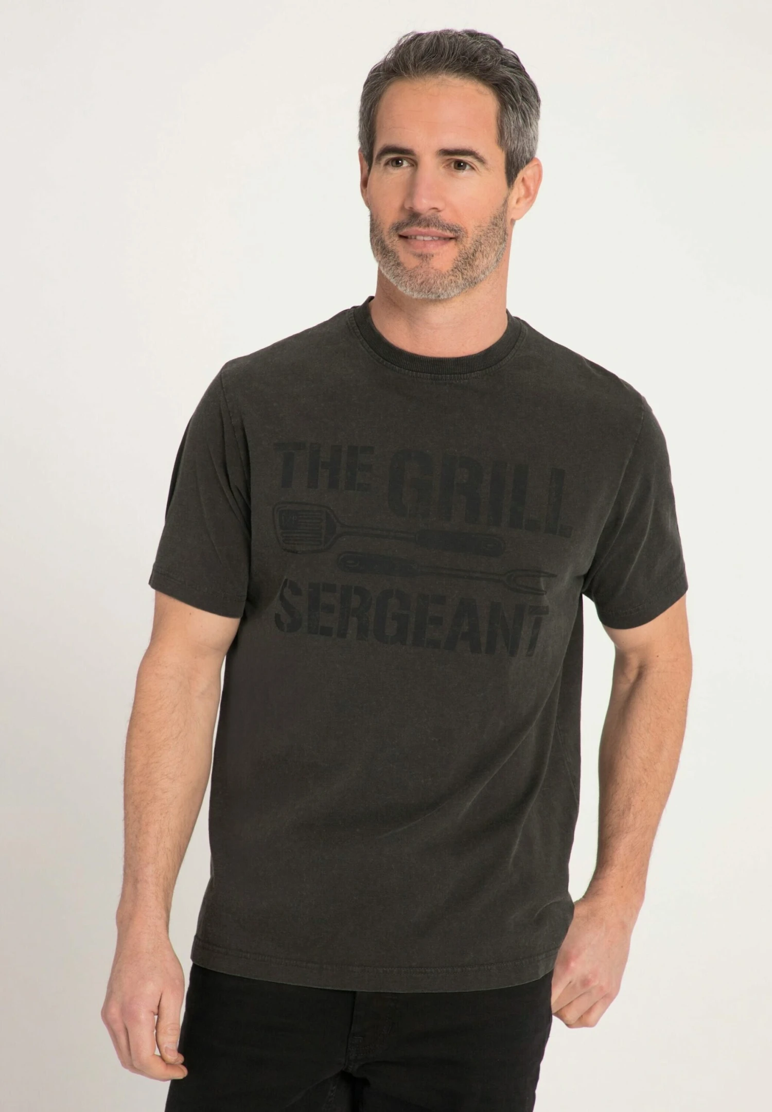 JP1880 T-Shirt Print - Anthracite 3 JP1880 T-Shirt Print - Anthracite