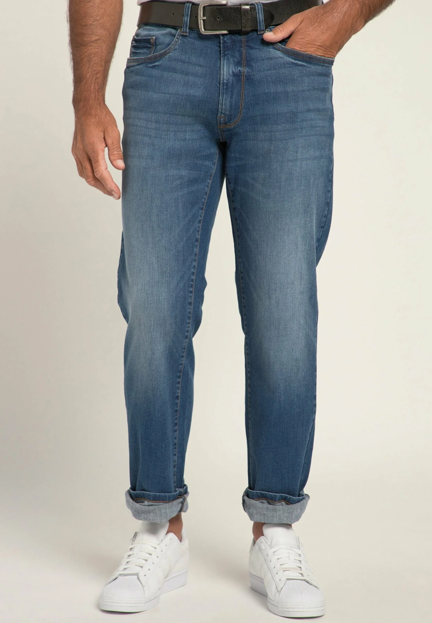 JP1880 Flexnamic - Straight Leg Jeans - Medium Stone 6 JP1880 Flexnamic - Straight Leg Jeans - Medium Stone - Afbeelding 4