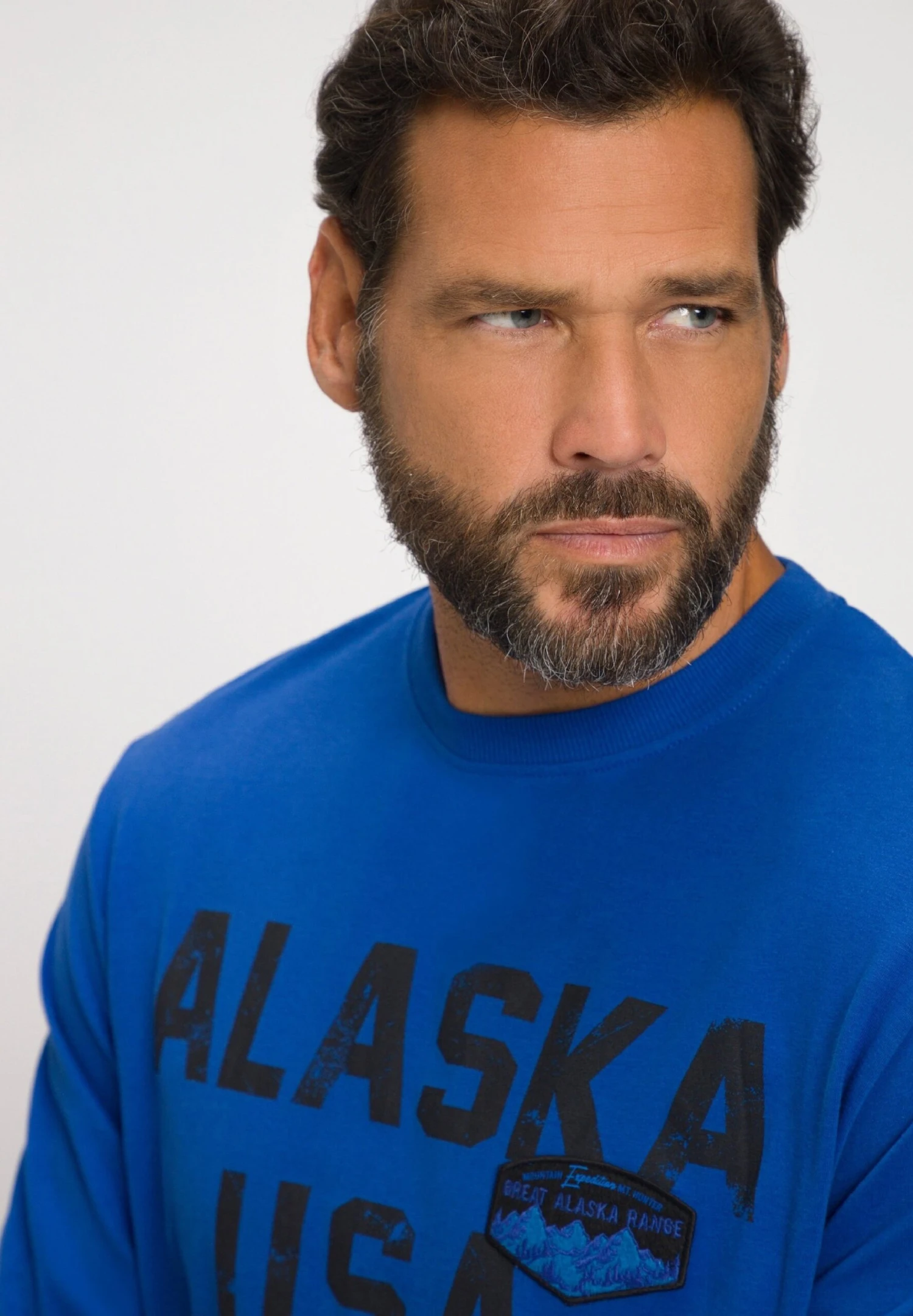 JP1880 Longsleeve - Bleu Cobalt 4 JP1880 Longsleeve - Bleu Cobalt - Afbeelding 2