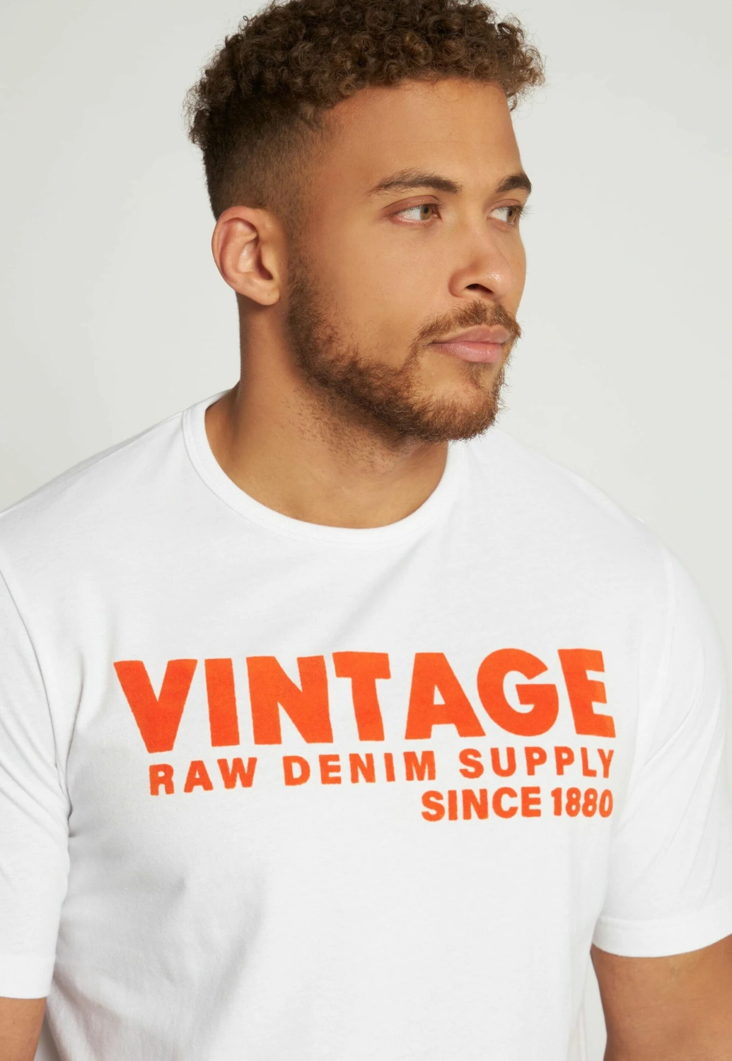 JP1880 T-Shirt Print - Blanc Crème 4 JP1880 T-Shirt Print - Blanc Crème - Afbeelding 2