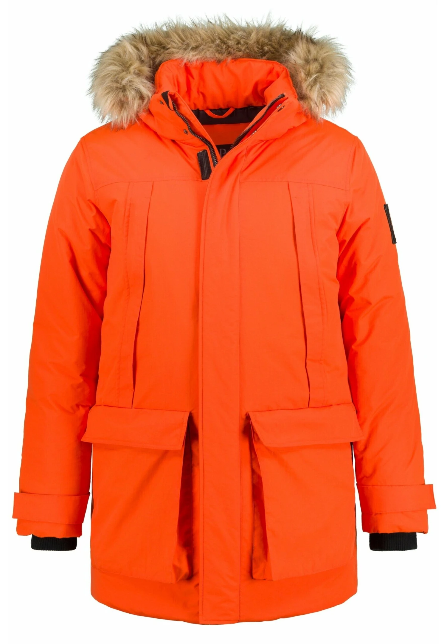 JP1880 With Hood - Parka - Bright Orange 5 JP1880 With Hood - Parka - Bright Orange - Afbeelding 4