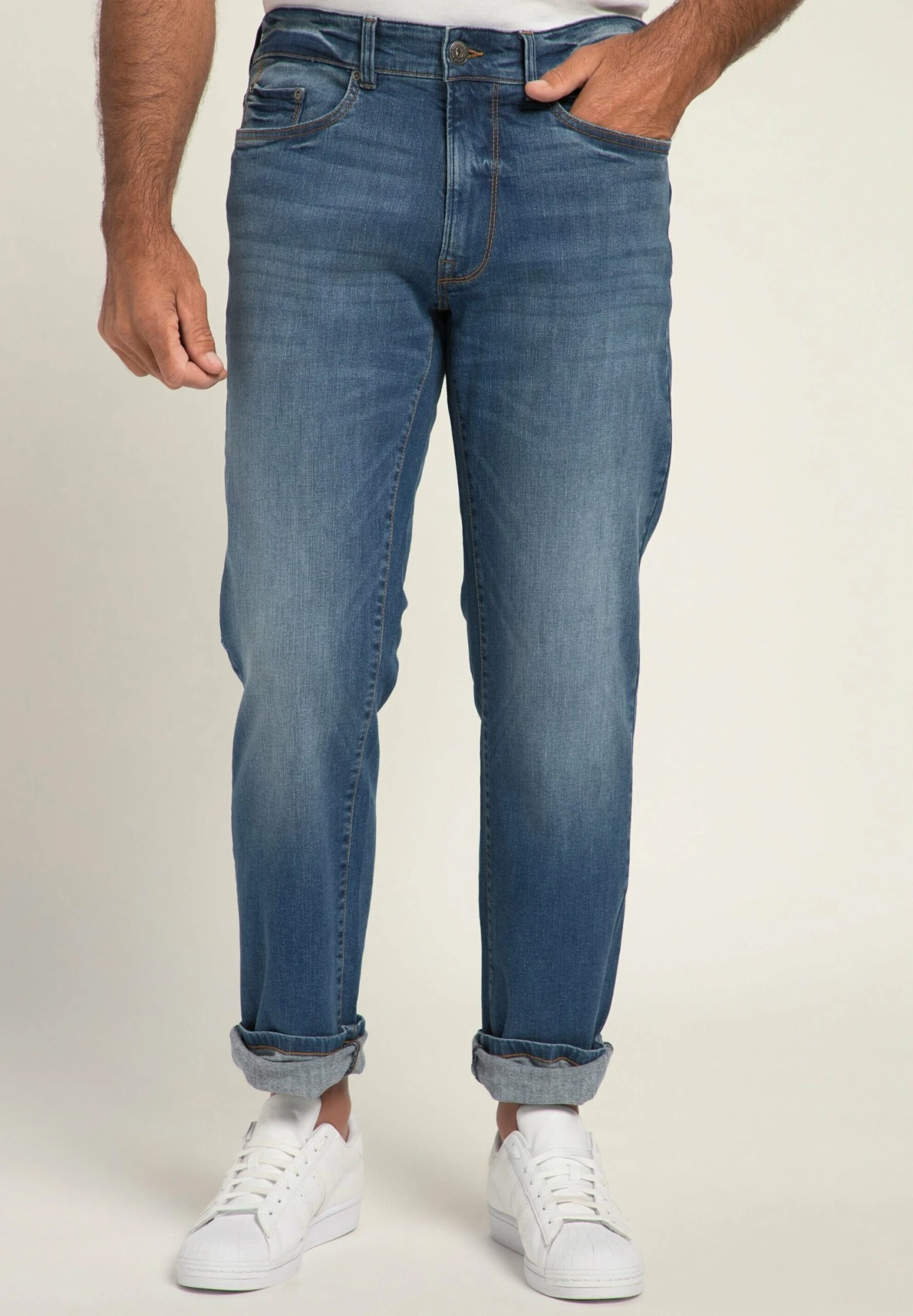 JP1880 Flexnamic - Straight Leg Jeans - Medium Stone 3 JP1880 Flexnamic - Straight Leg Jeans - Medium Stone