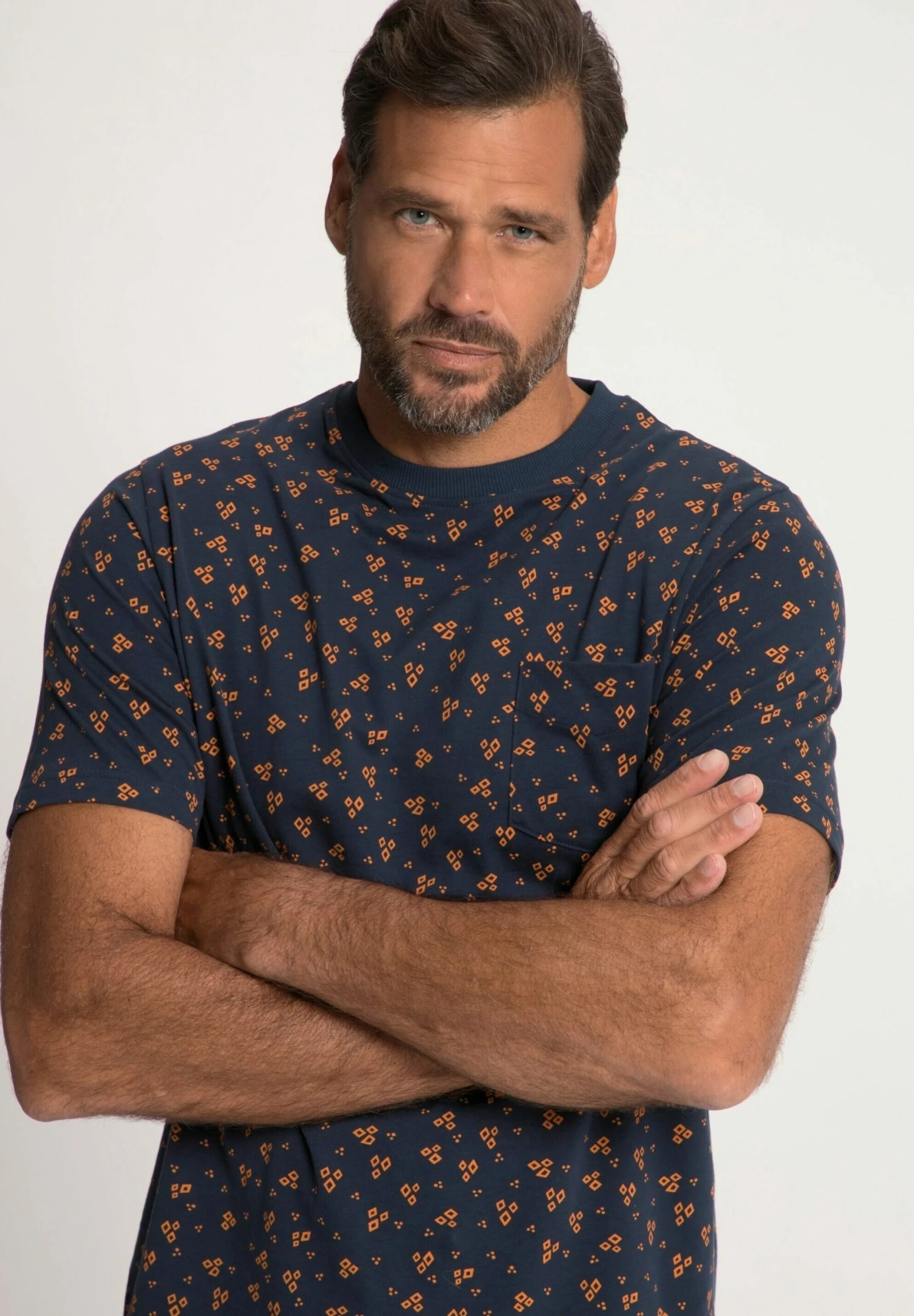 JP1880 Set - Pyjama - Matte Night Blue 4 JP1880 Set - Pyjama - Matte Night Blue - Afbeelding 2