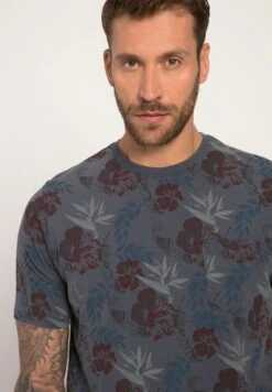 JP1880 T-Shirt Print - Bleu Nuit Mat -JP1880 9deb0d630b1a4a29abef567958f95fcc