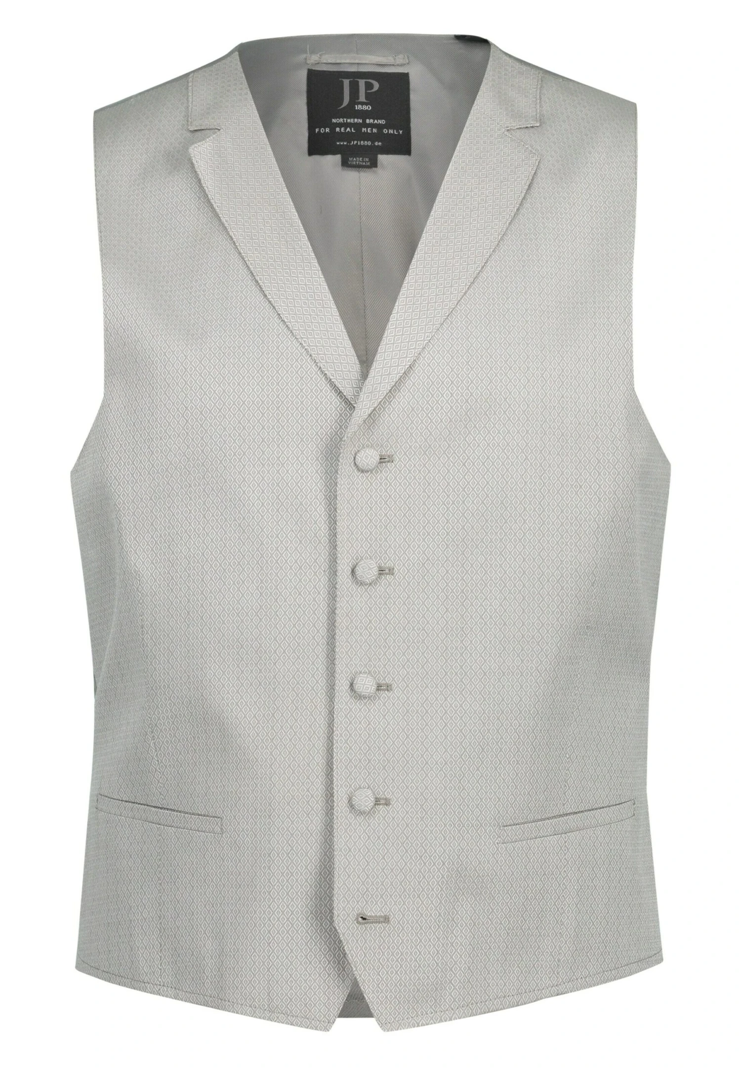 JP1880 Gilet - Light Gray 5 JP1880 Gilet - Light Gray - Afbeelding 3