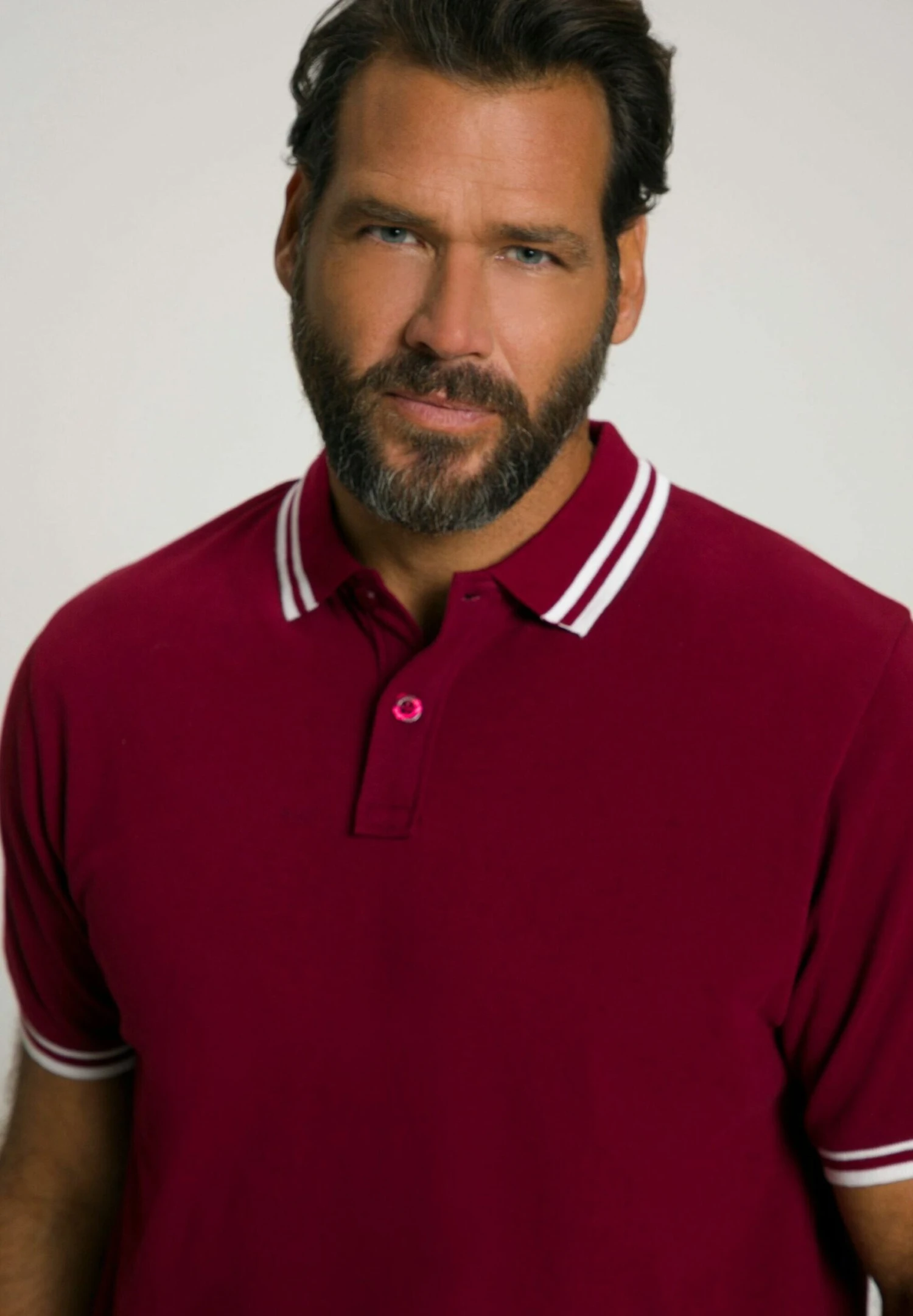 JP1880 Poloshirt - Dunkel Weinrot 4 JP1880 Poloshirt - Dunkel Weinrot - Afbeelding 2