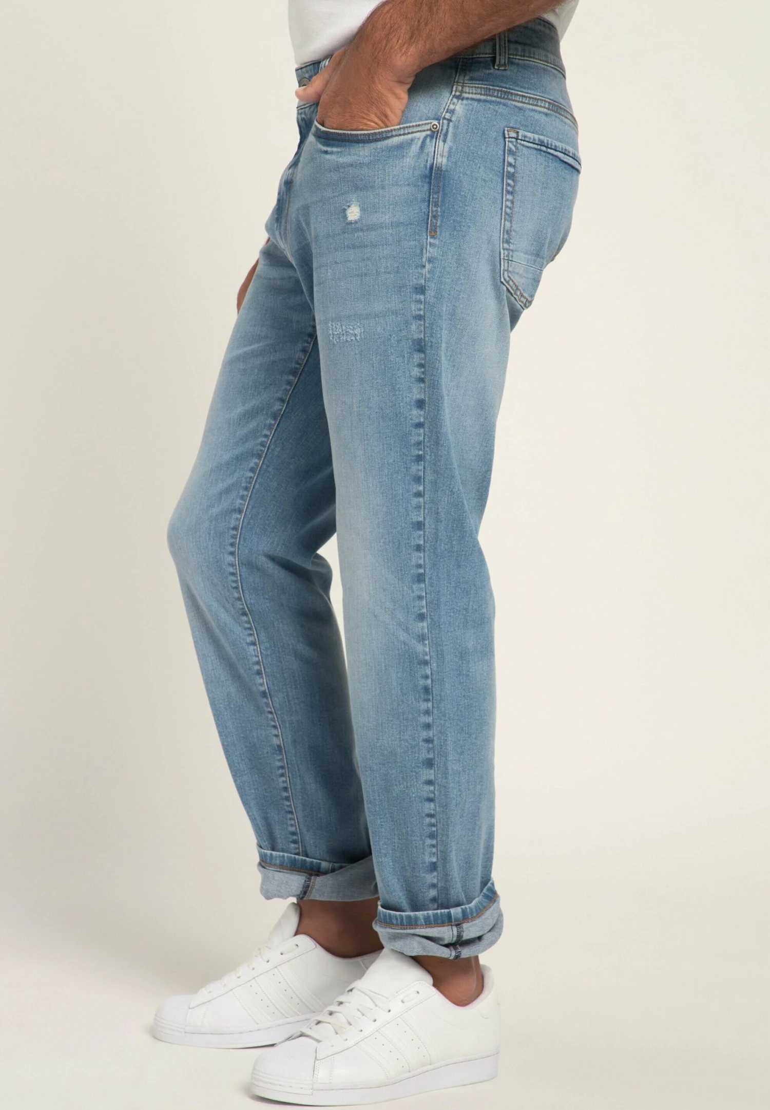 JP1880 Flexnamic - Straight Leg Jeans - Light Blue 5 JP1880 Flexnamic - Straight Leg Jeans - Light Blue - Afbeelding 3