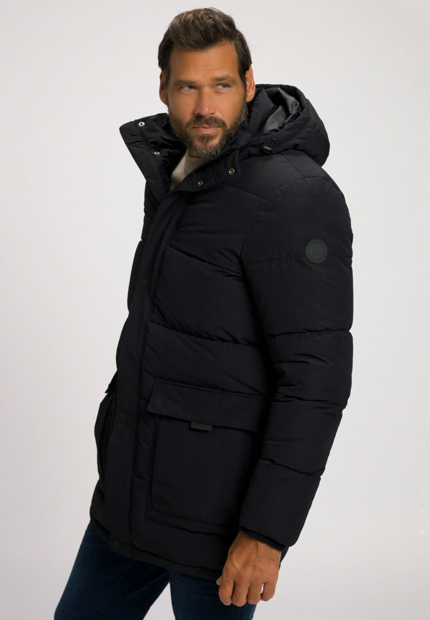 JP1880 Casual- Winterjas - Black 4 JP1880 Casual- Winterjas - Black - Afbeelding 2