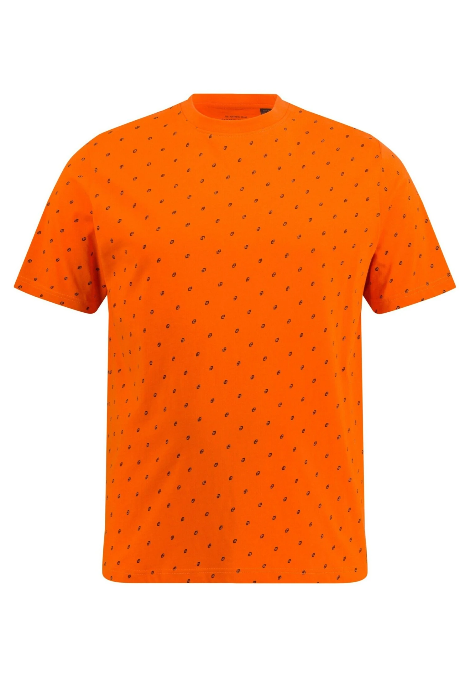 JP1880 Minimal Print- Pyjamashirt - Orange 5 JP1880 Minimal Print- Pyjamashirt - Orange - Afbeelding 3