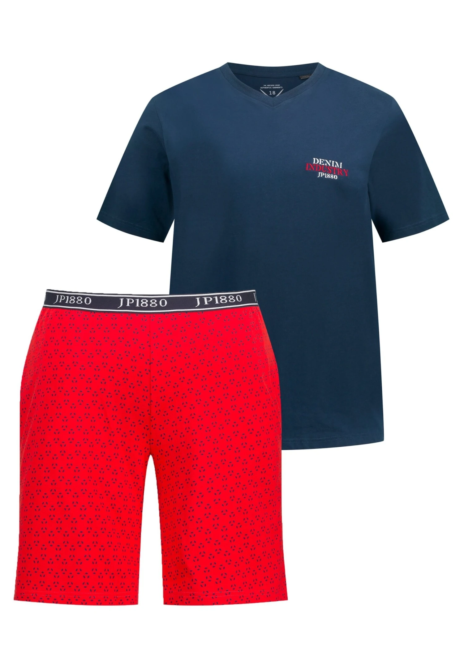 JP1880 Set - Pyjama - Red 5 JP1880 Set - Pyjama - Red - Afbeelding 3