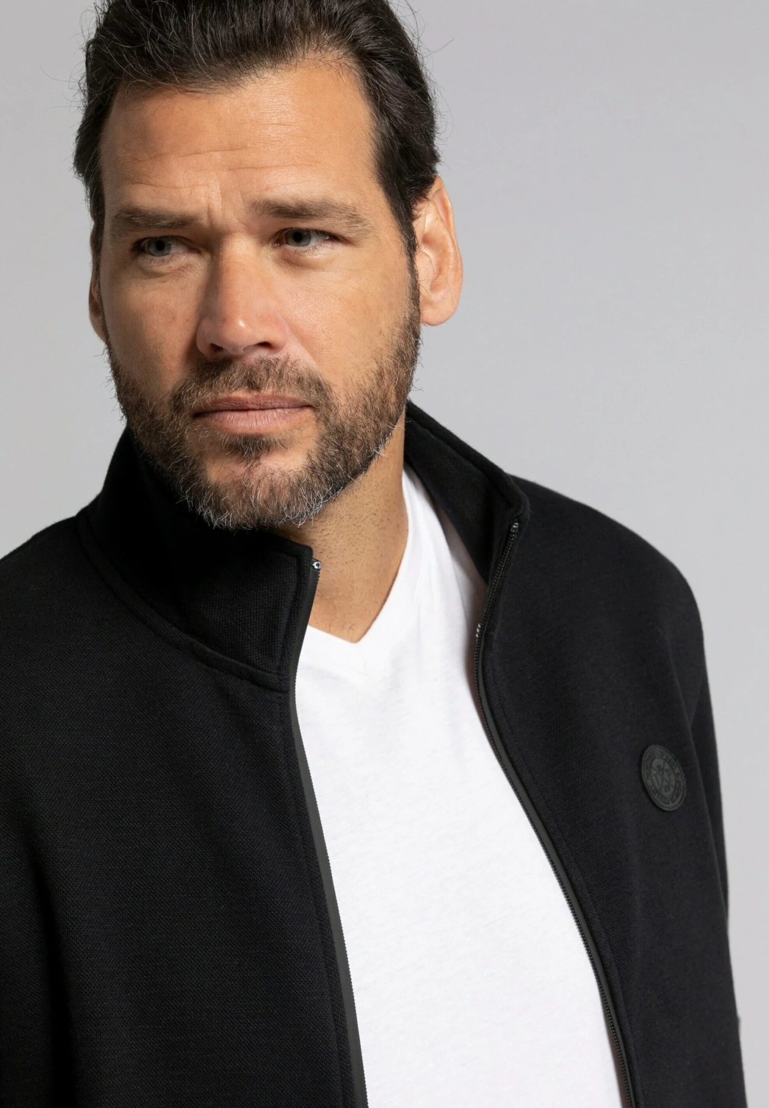 JP1880 Sweater Met Rits - Noir 4 JP1880 Sweater Met Rits - Noir - Afbeelding 2