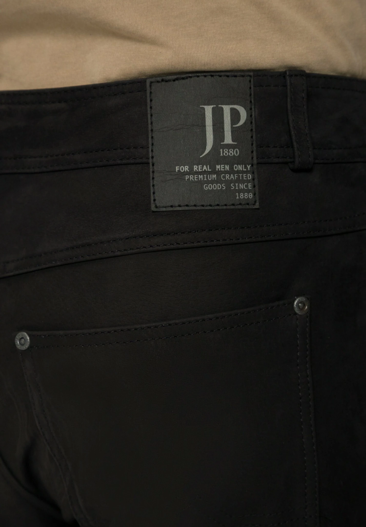 JP1880 Leren Broek - Noir 7 JP1880 Leren Broek - Noir - Afbeelding 5