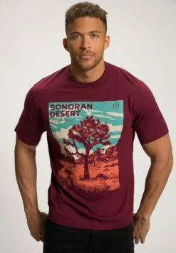 JP1880 T-Shirt Print - Weinrot