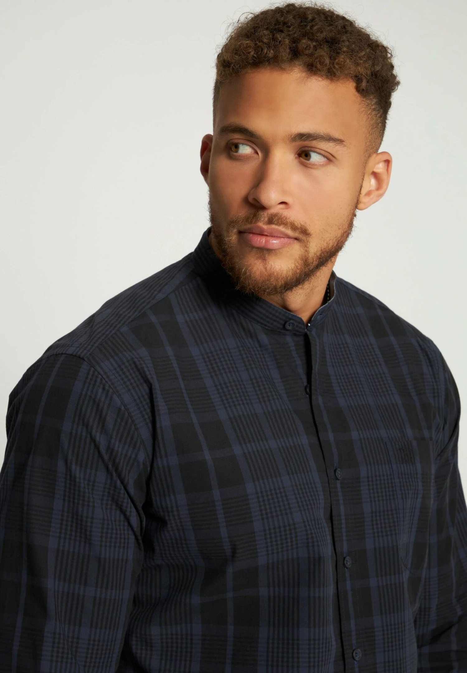 JP1880 Langarm Modern Fit - Overhemd - Mattes Nachtblau 4 JP1880 Langarm Modern Fit - Overhemd - Mattes Nachtblau - Afbeelding 2