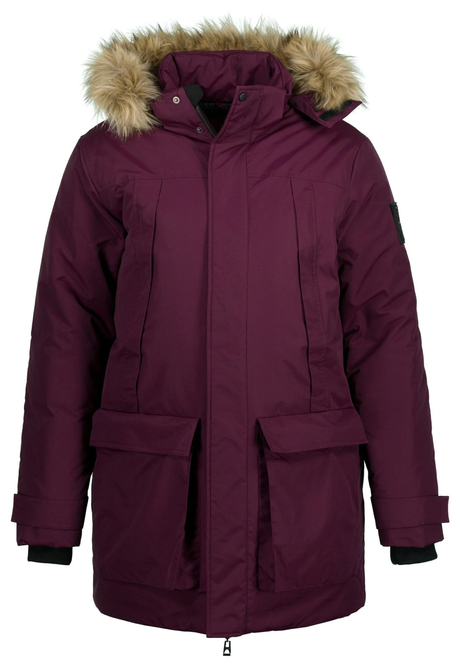 JP1880 With Hood - Parka - Aubergine 6 JP1880 With Hood - Parka - Aubergine - Afbeelding 4