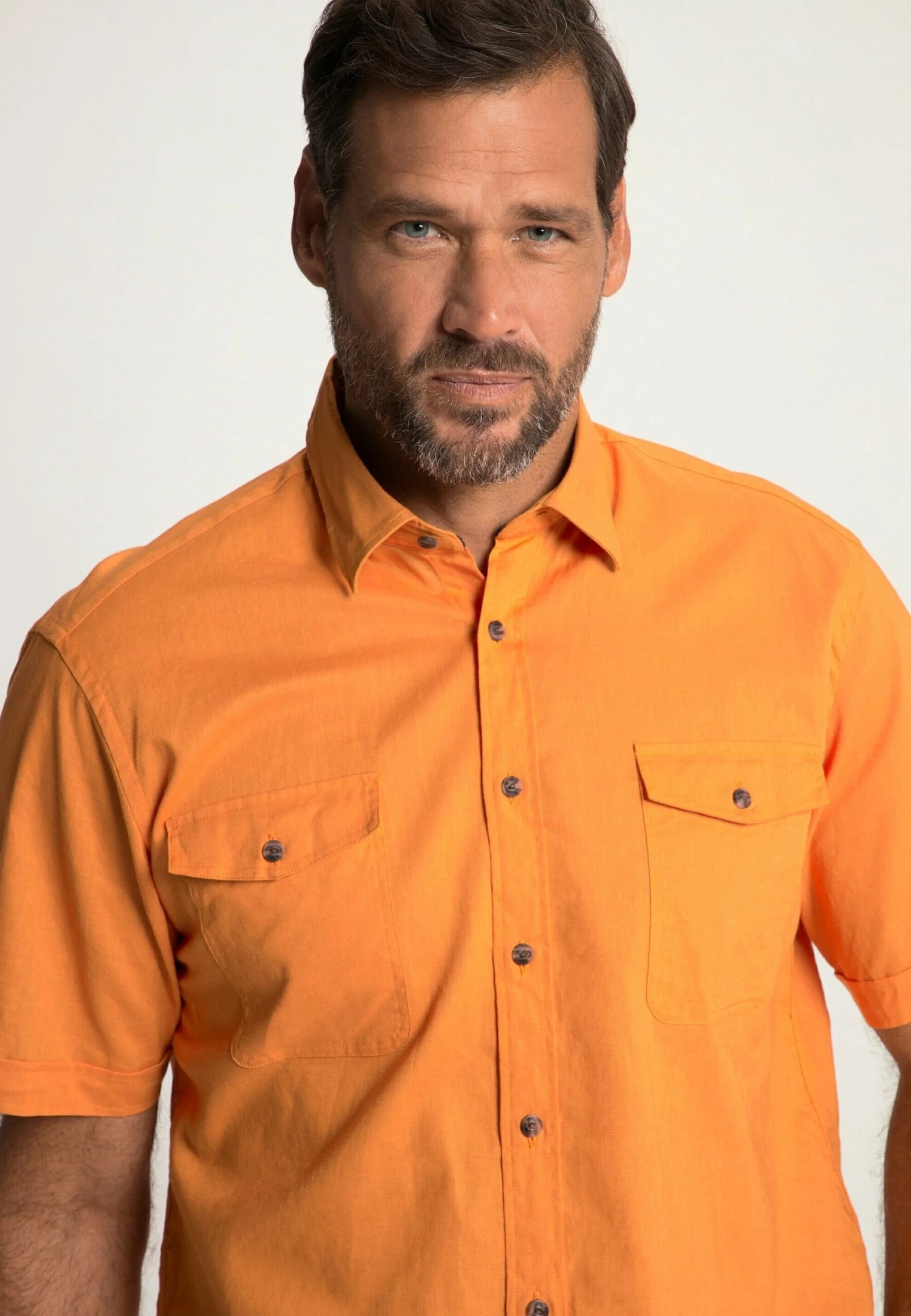 JP1880 Overhemd - Orange 4 JP1880 Overhemd - Orange - Afbeelding 2