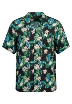 JP1880 Halbarm Cuba Kragen Kastiger Fit Floraler Print - Overhemd - Türkisgrün 7 JP1880 Halbarm Cuba Kragen Kastiger Fit Floraler Print - Overhemd - Türkisgrün -JP1880 b29e70f988684cd383098382f856d6d8