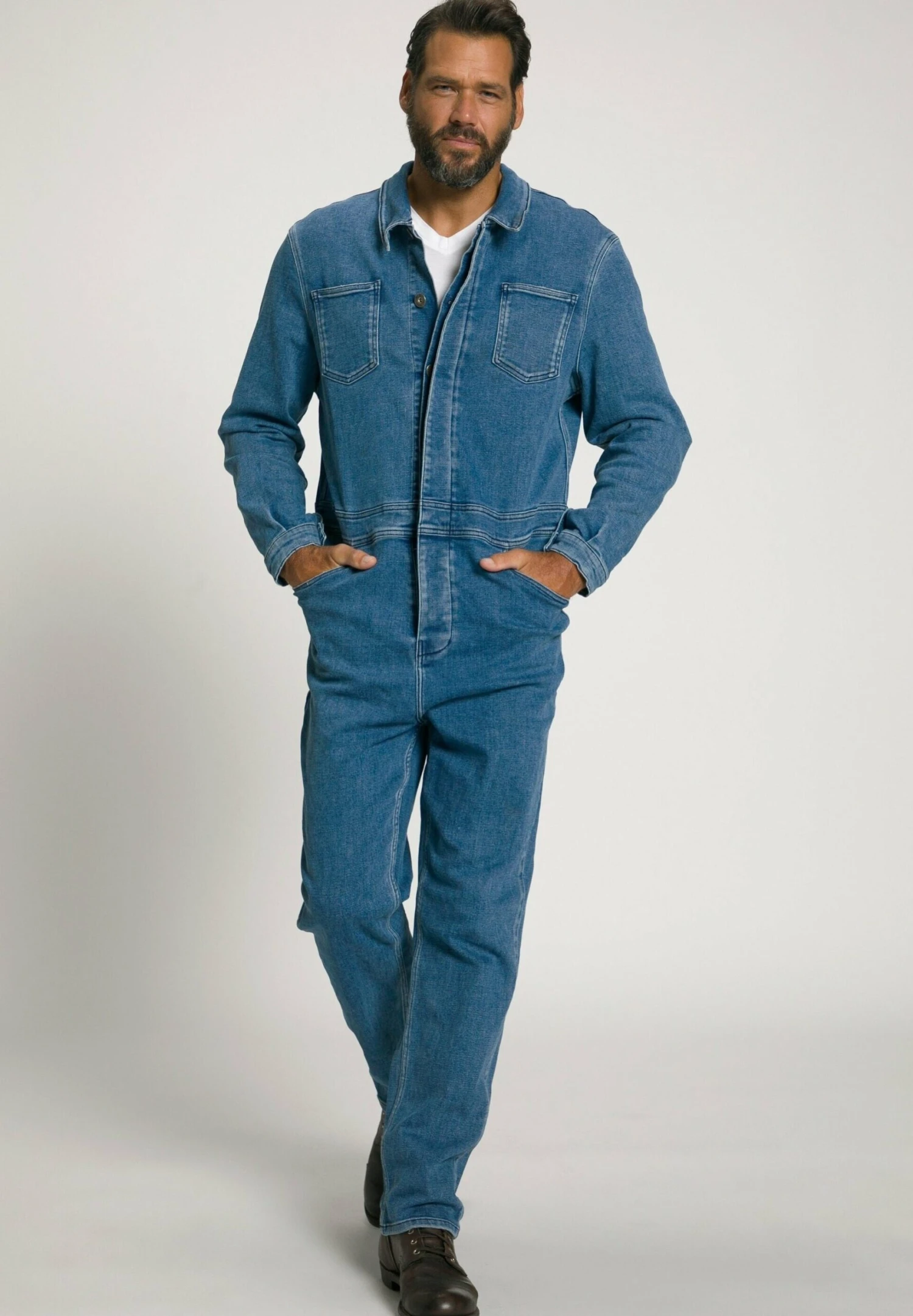 JP1880 Straight Leg Jeans - Bleached Denim 3 JP1880 Straight Leg Jeans - Bleached Denim