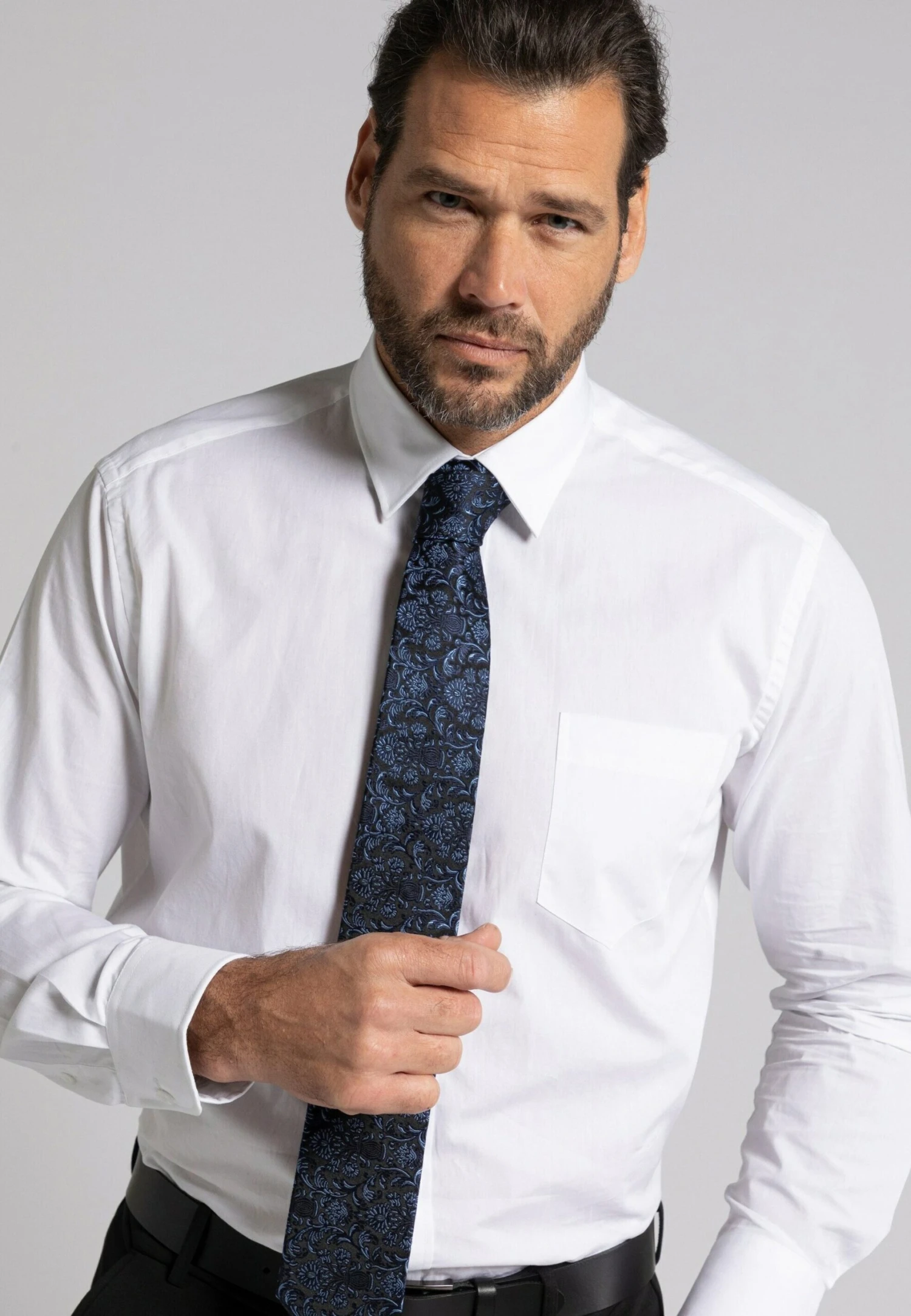 JP1880 Stropdas - Navy 3 JP1880 Stropdas - Navy