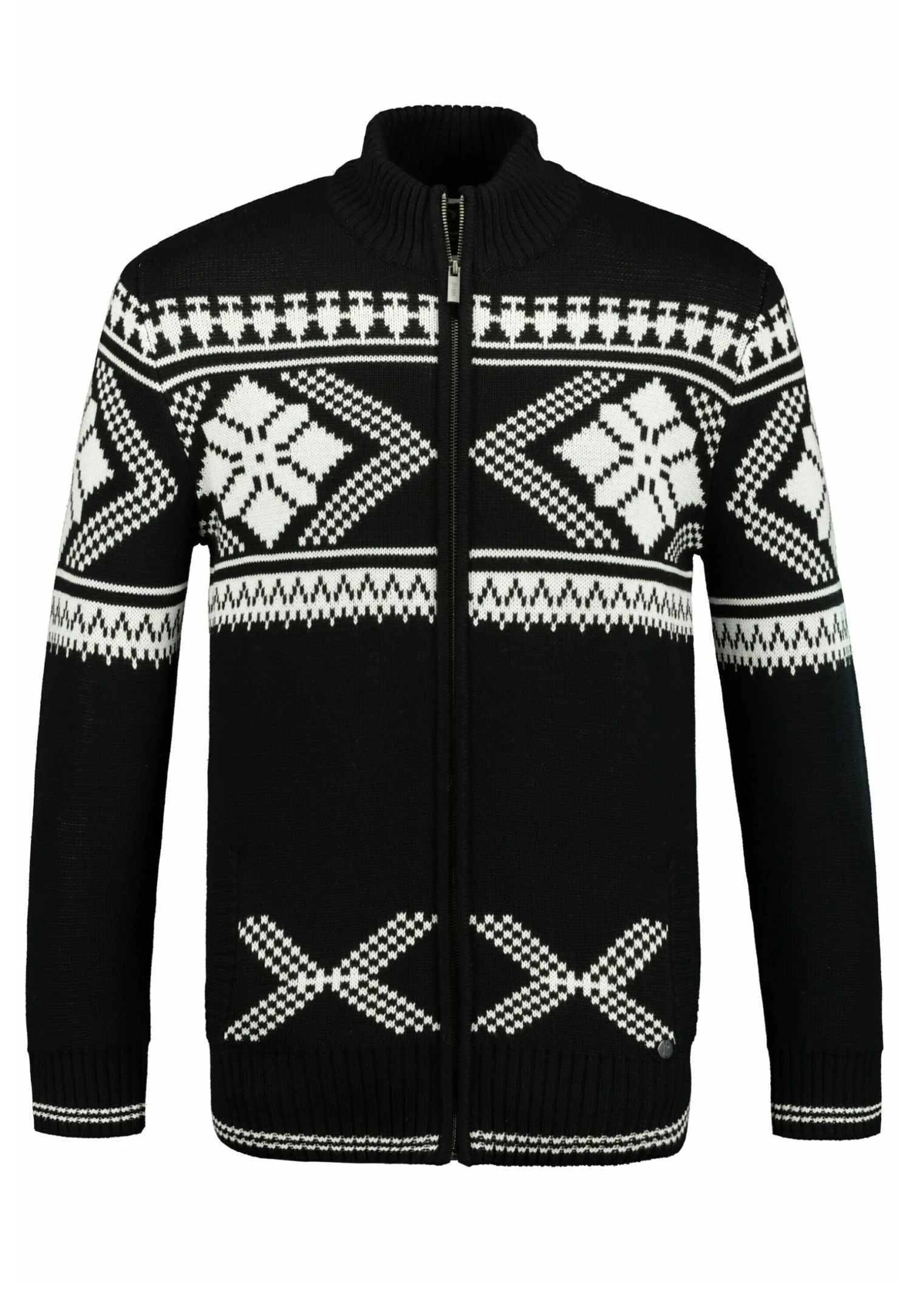 JP1880 Jacquard Stehkr - Vest - Schwarz 5 JP1880 Jacquard Stehkr - Vest - Schwarz - Afbeelding 3