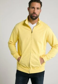 JP1880 Sweater Met Rits - Hellgelb