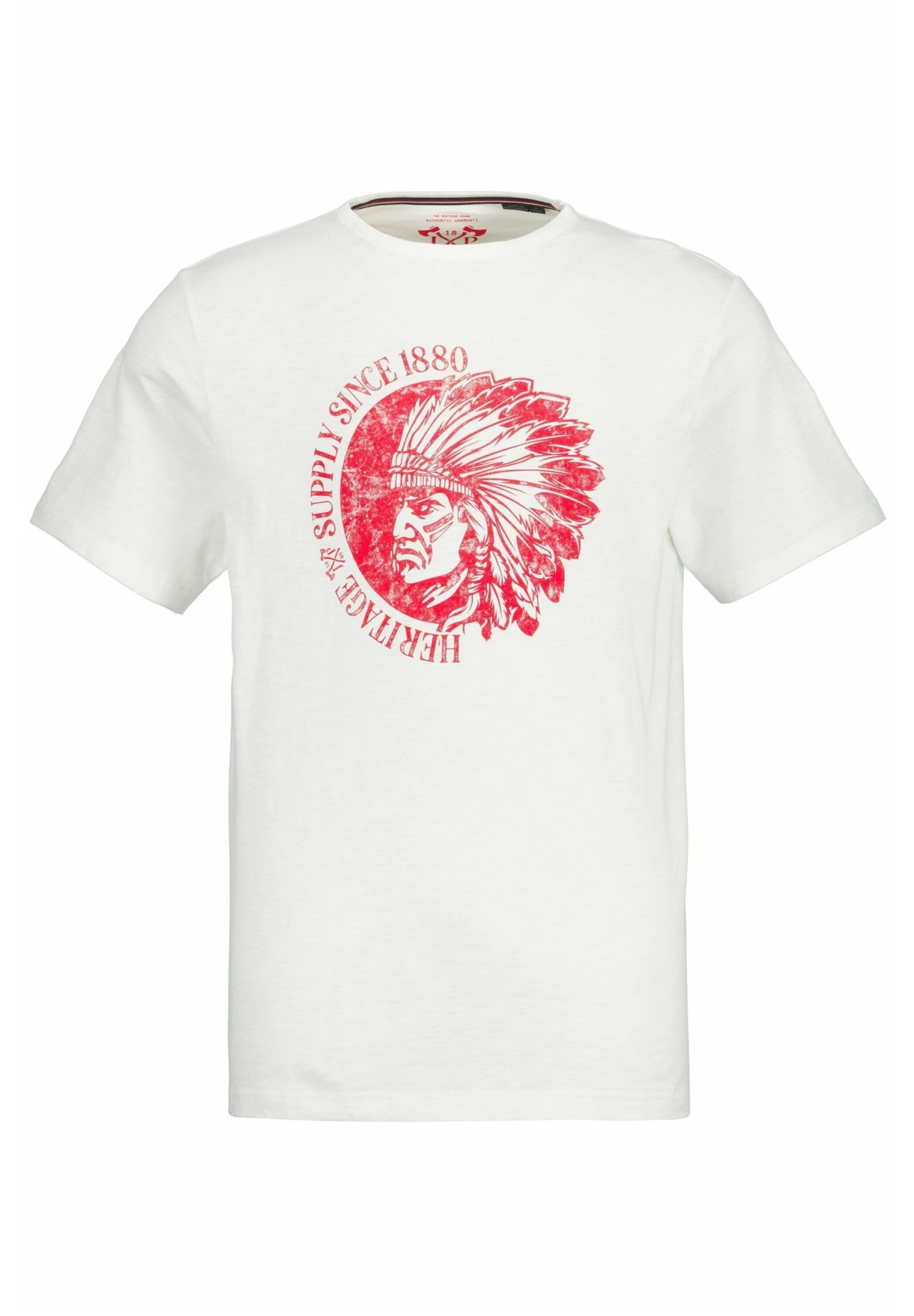 JP1880 T-Shirt Print - Crèmewit 5 JP1880 T-Shirt Print - Crèmewit - Afbeelding 3