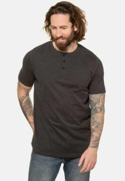 JP1880 T-Shirt Basic - Anthrazit Melange