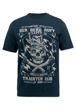 JP1880 T-Shirt Print - Navy Blauw 7 JP1880 T-Shirt Print - Navy Blauw -JP1880 b9143ddbb49549e48ee89f5d1f5b6564