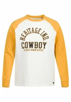 JP1880 Flamm Rundhals Badges - Longsleeve - Saffron Yellow 7 JP1880 Flamm Rundhals Badges - Longsleeve - Saffron Yellow -JP1880 b9423e2bd4d949c2a597b97685dbd719