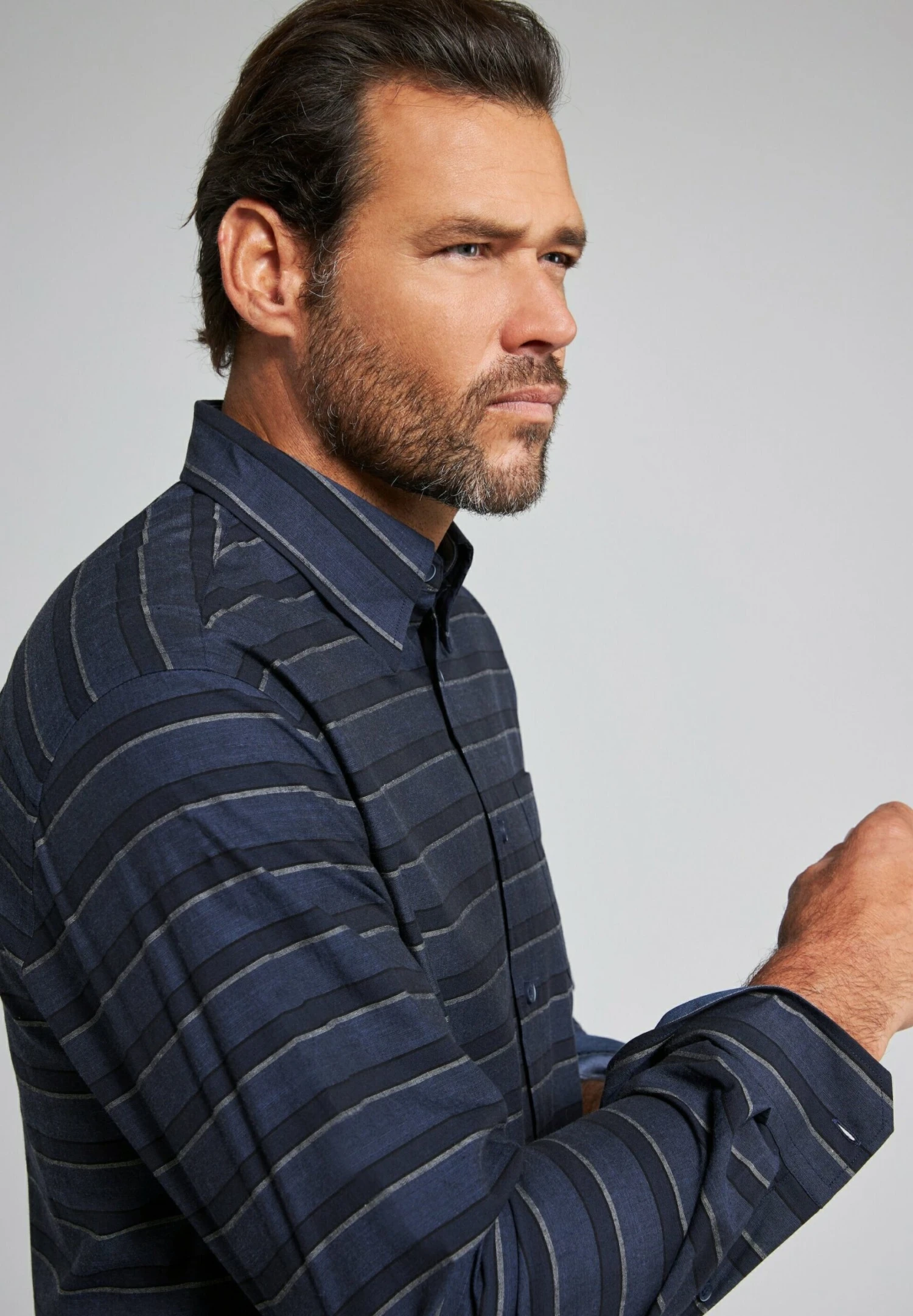 JP1880 Overhemd - Nachtblau 4 JP1880 Overhemd - Nachtblau - Afbeelding 2