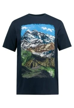 JP1880 T-Shirt Print - Navyblau Melange -JP1880 bf66c796c25447b88b35023b1b27232f