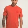JP1880 Halbarm Vintage Look BadgesRundhals - T-Shirt Basic - Dunkelorange 2 JP1880 Halbarm Vintage Look BadgesRundhals - T-Shirt Basic - Dunkelorange -JP1880 c377e131af38489e951293cdb06021b6