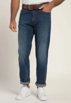 JP1880 Powerstrech 5-Pocket Regular Fit - Straight Leg Jeans - Dark Blue Denim -JP1880 c455bbfbc9af44ebb8fe9c86d656ccdd