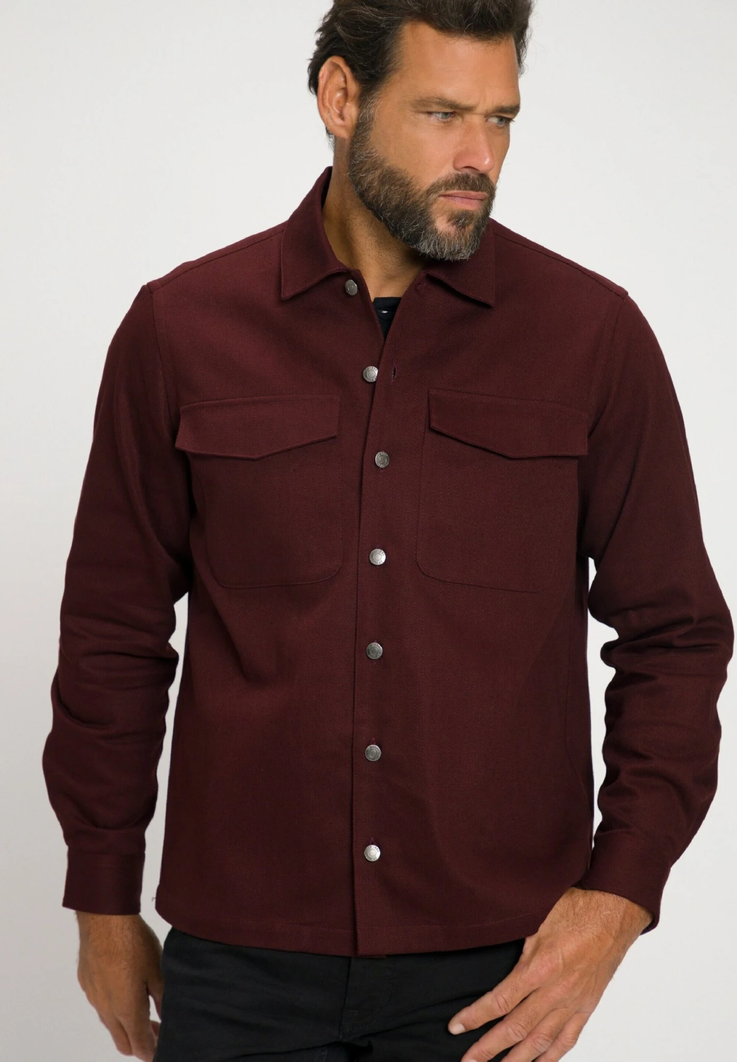 JP1880 Overhemd - Weinrot 3 JP1880 Overhemd - Weinrot