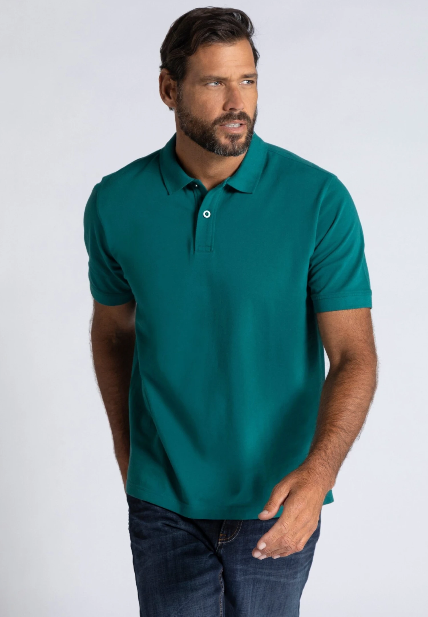 JP1880 Poloshirt - Dunkelcyan 3 JP1880 Poloshirt - Dunkelcyan
