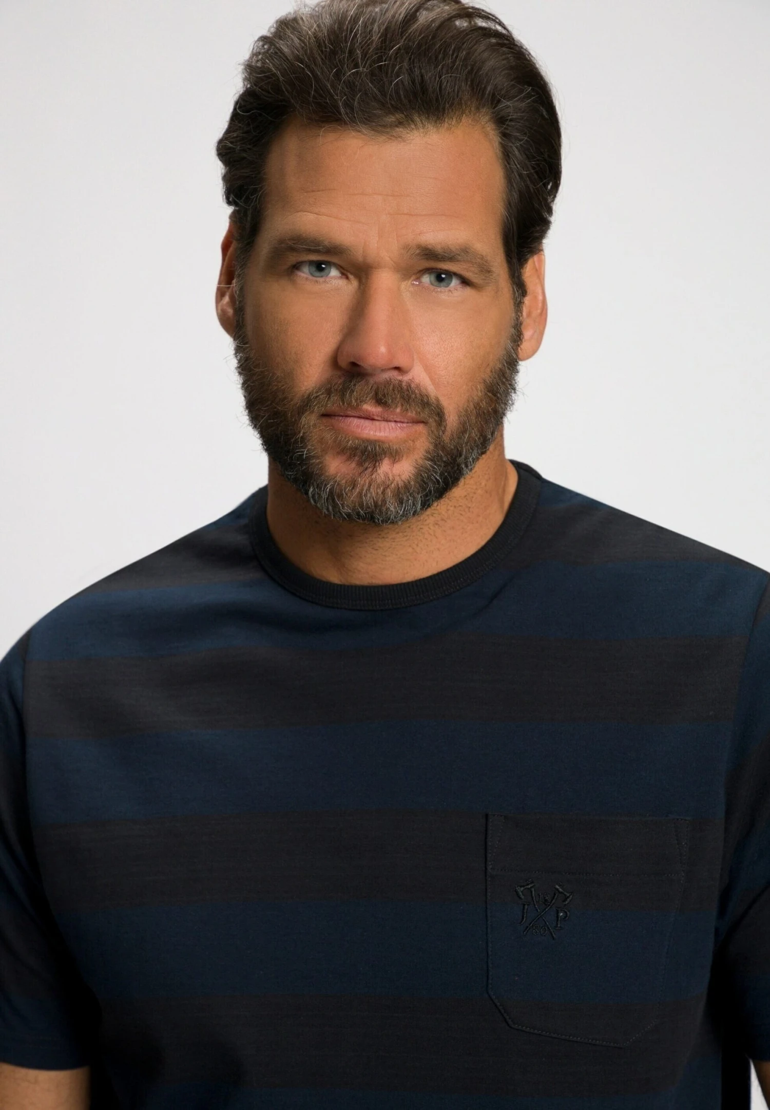 JP1880 T-Shirt Print - Mattes Nachtblau 4 JP1880 T-Shirt Print - Mattes Nachtblau - Afbeelding 2