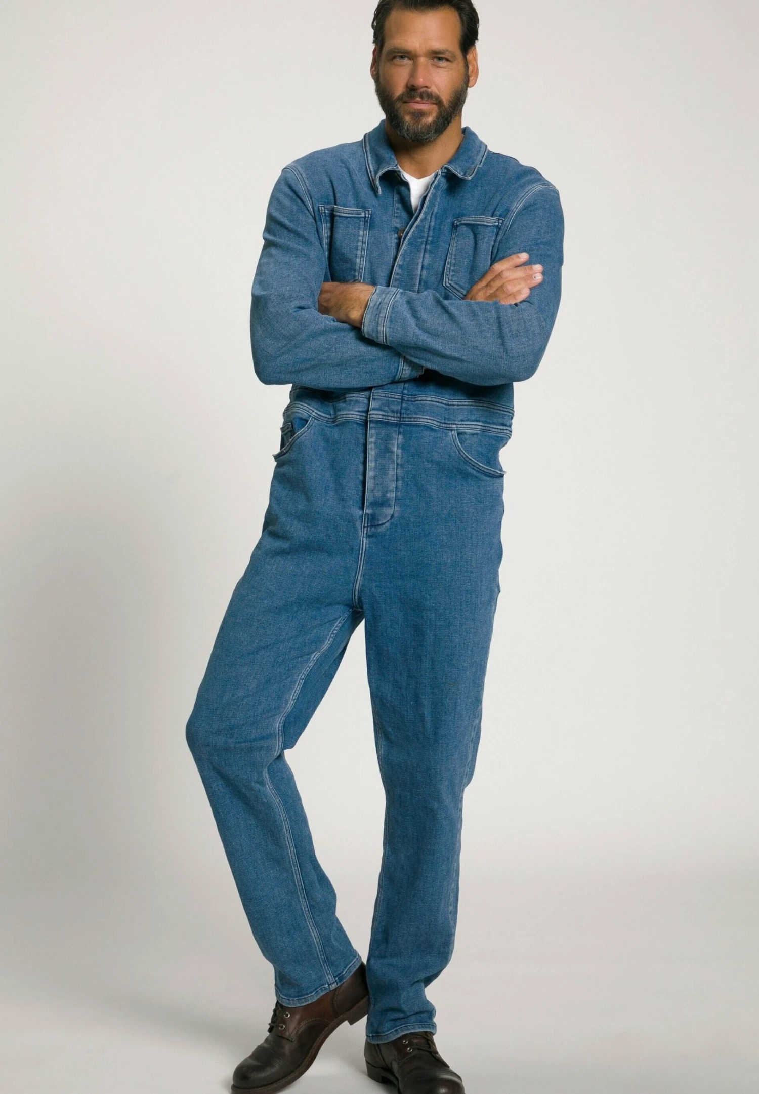 JP1880 Straight Leg Jeans - Bleached Denim 4 JP1880 Straight Leg Jeans - Bleached Denim - Afbeelding 2