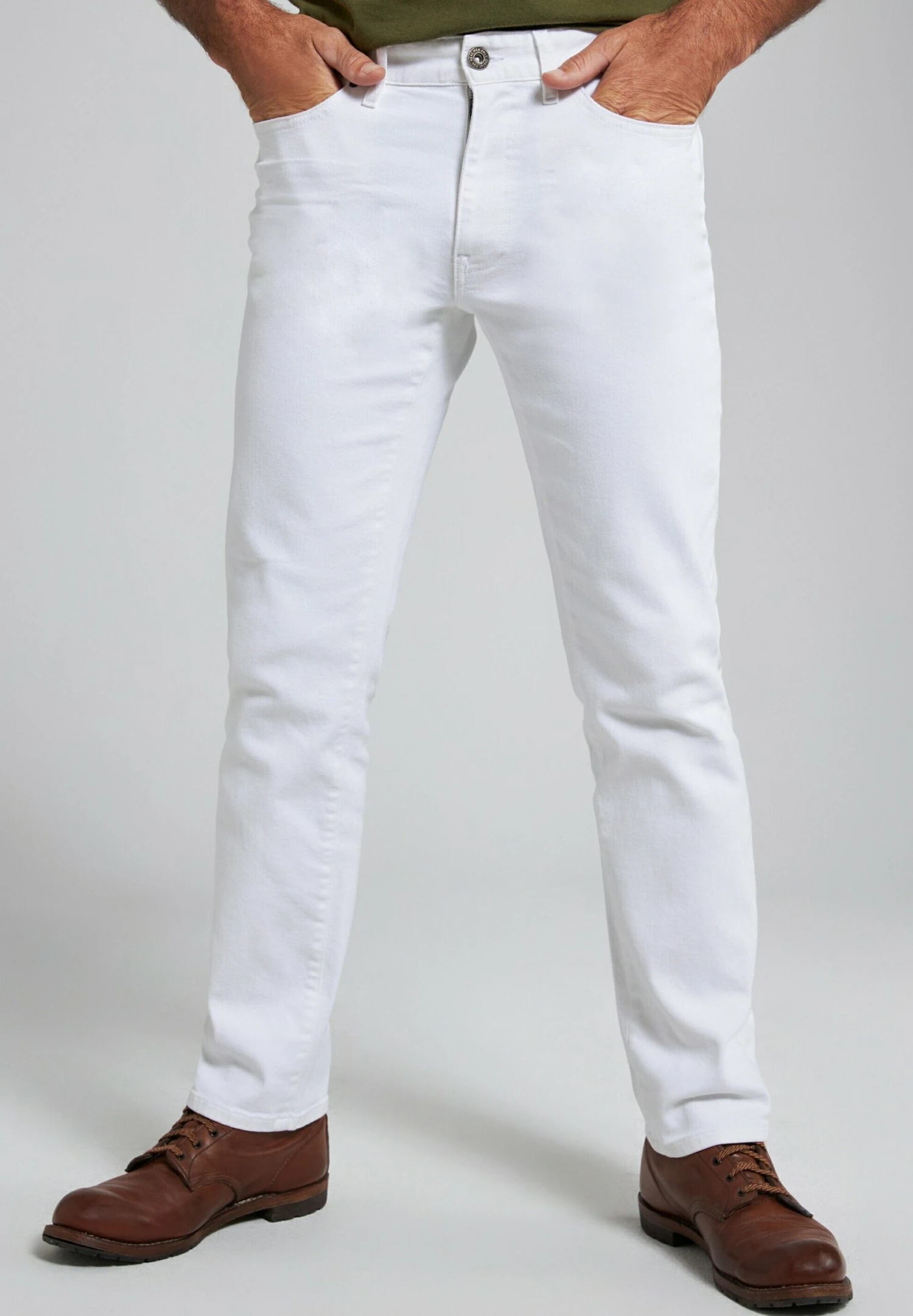 JP1880 Straight Leg Jeans - Schneeweiß 3 JP1880 Straight Leg Jeans - Schneeweiß