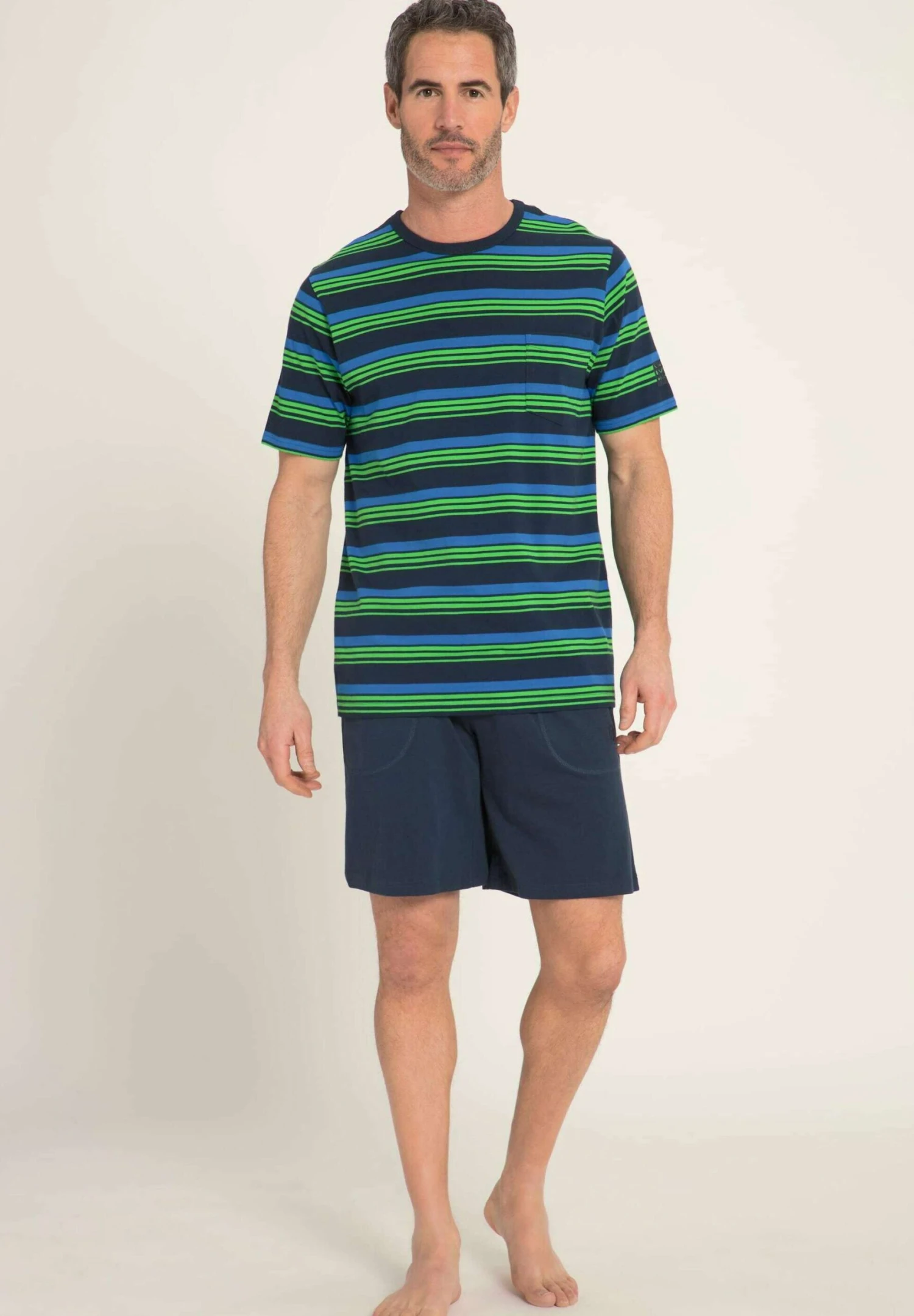 JP1880 Pyjama - Mat Nachtblauw 3 JP1880 Pyjama - Mat Nachtblauw