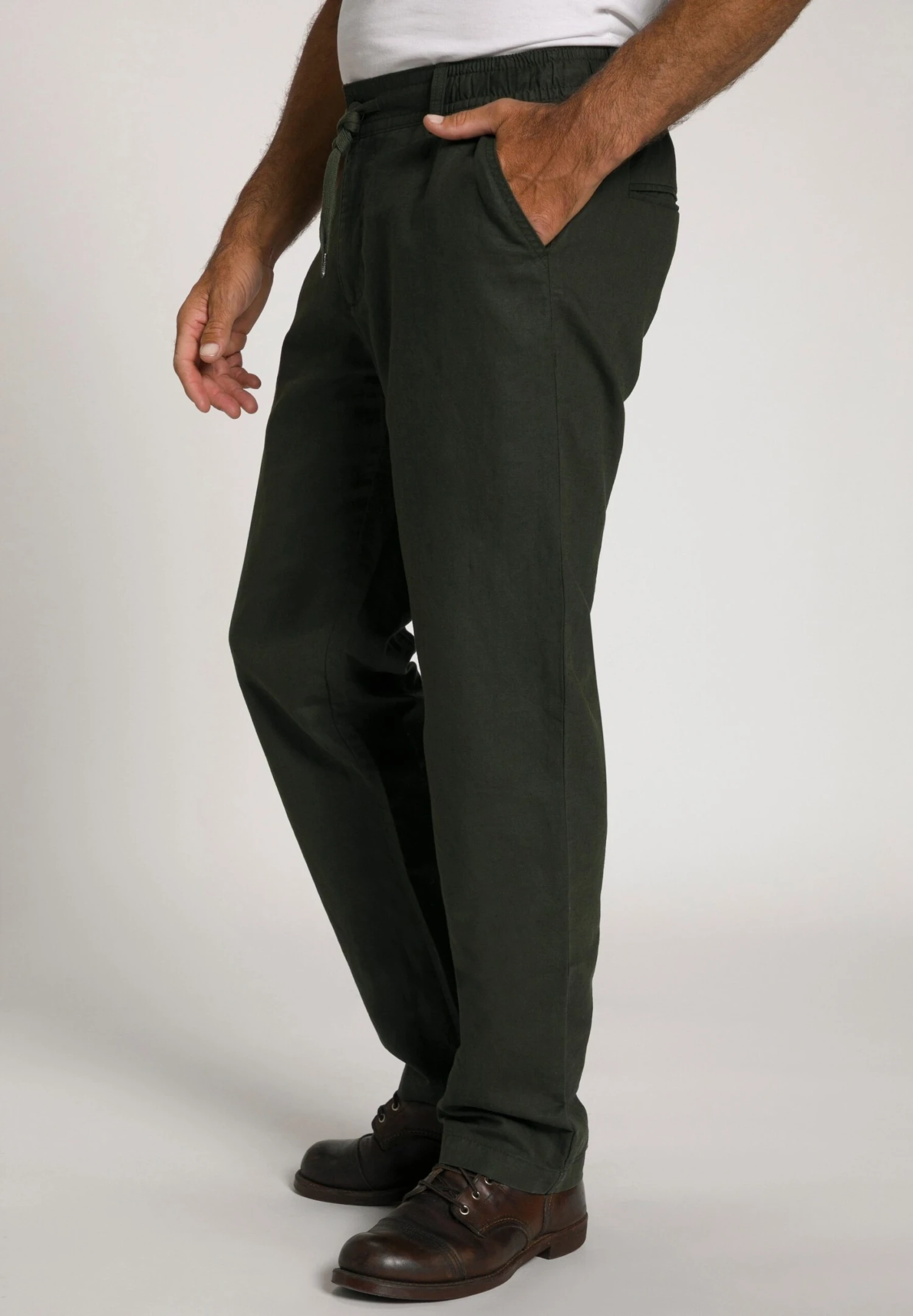 JP1880 Broek - Dunkel Oliv 5 JP1880 Broek - Dunkel Oliv - Afbeelding 3