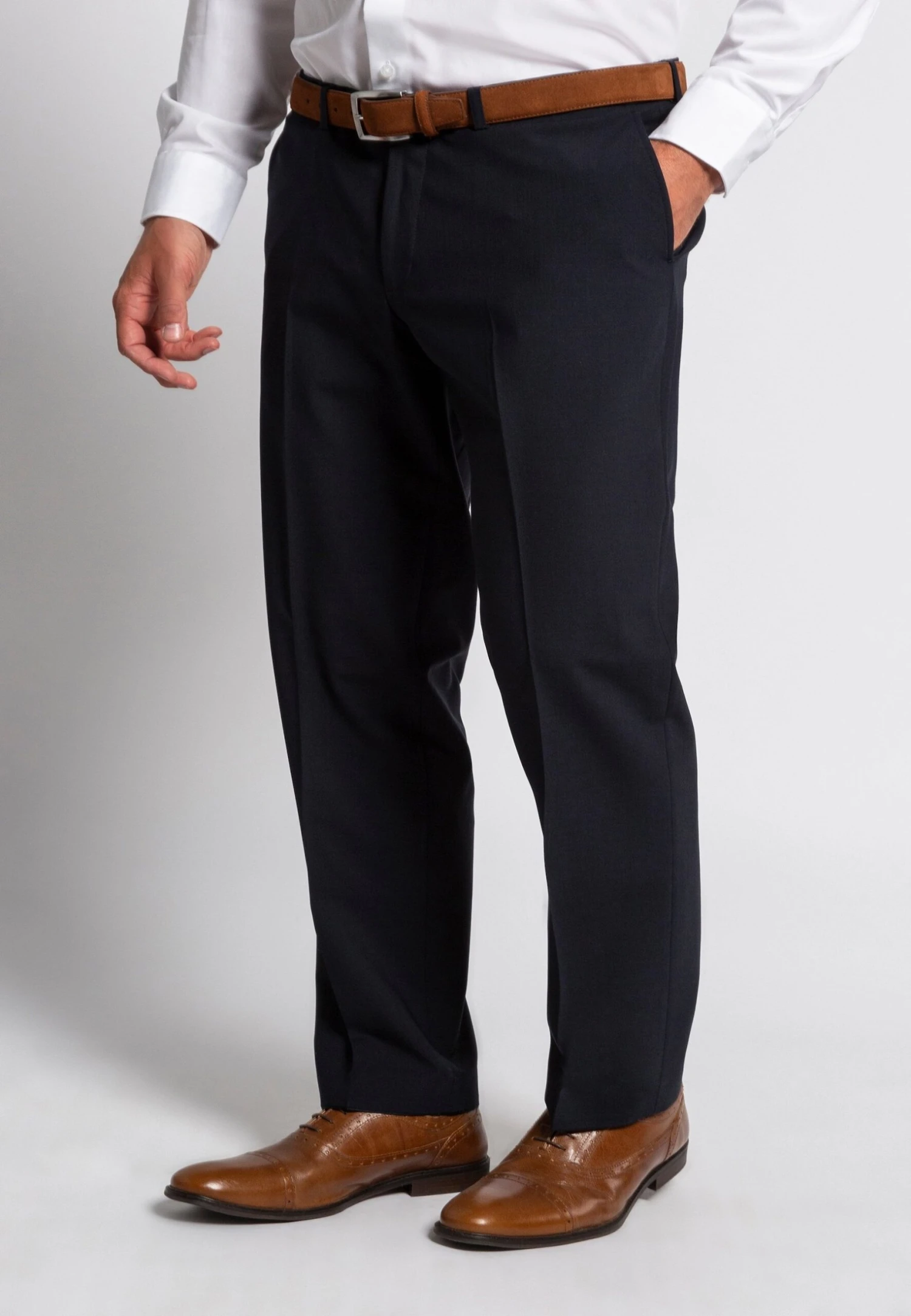 JP1880 Grosse Grössen Bis Flatfront Hos - Pantalon - Dunkel Marine 5 JP1880 Grosse Grössen Bis Flatfront Hos - Pantalon - Dunkel Marine - Afbeelding 3