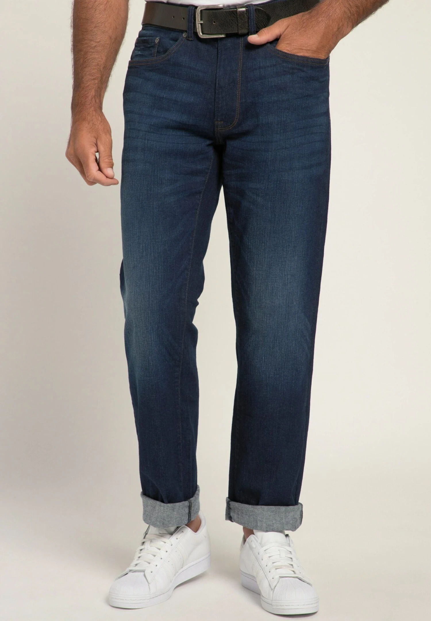 JP1880 Flexnamic - Straight Leg Jeans - Dark Blue Denim 6 JP1880 Flexnamic - Straight Leg Jeans - Dark Blue Denim - Afbeelding 4