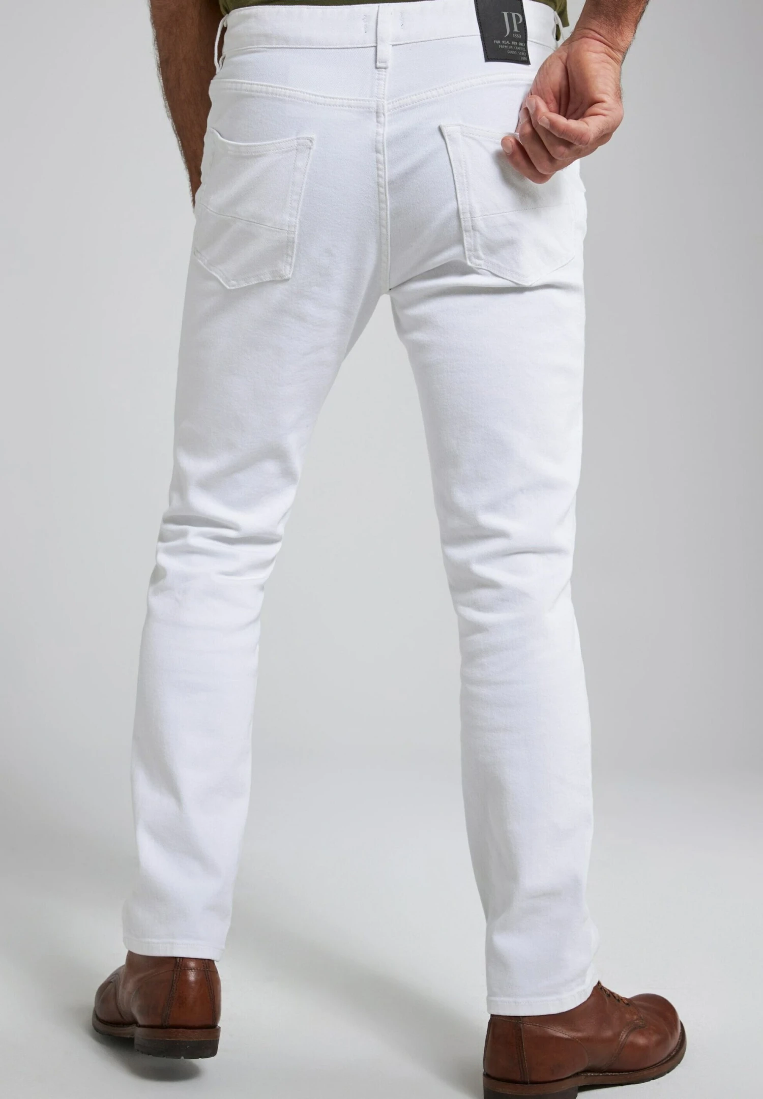 JP1880 Straight Leg Jeans - Schneeweiß 4 JP1880 Straight Leg Jeans - Schneeweiß - Afbeelding 2