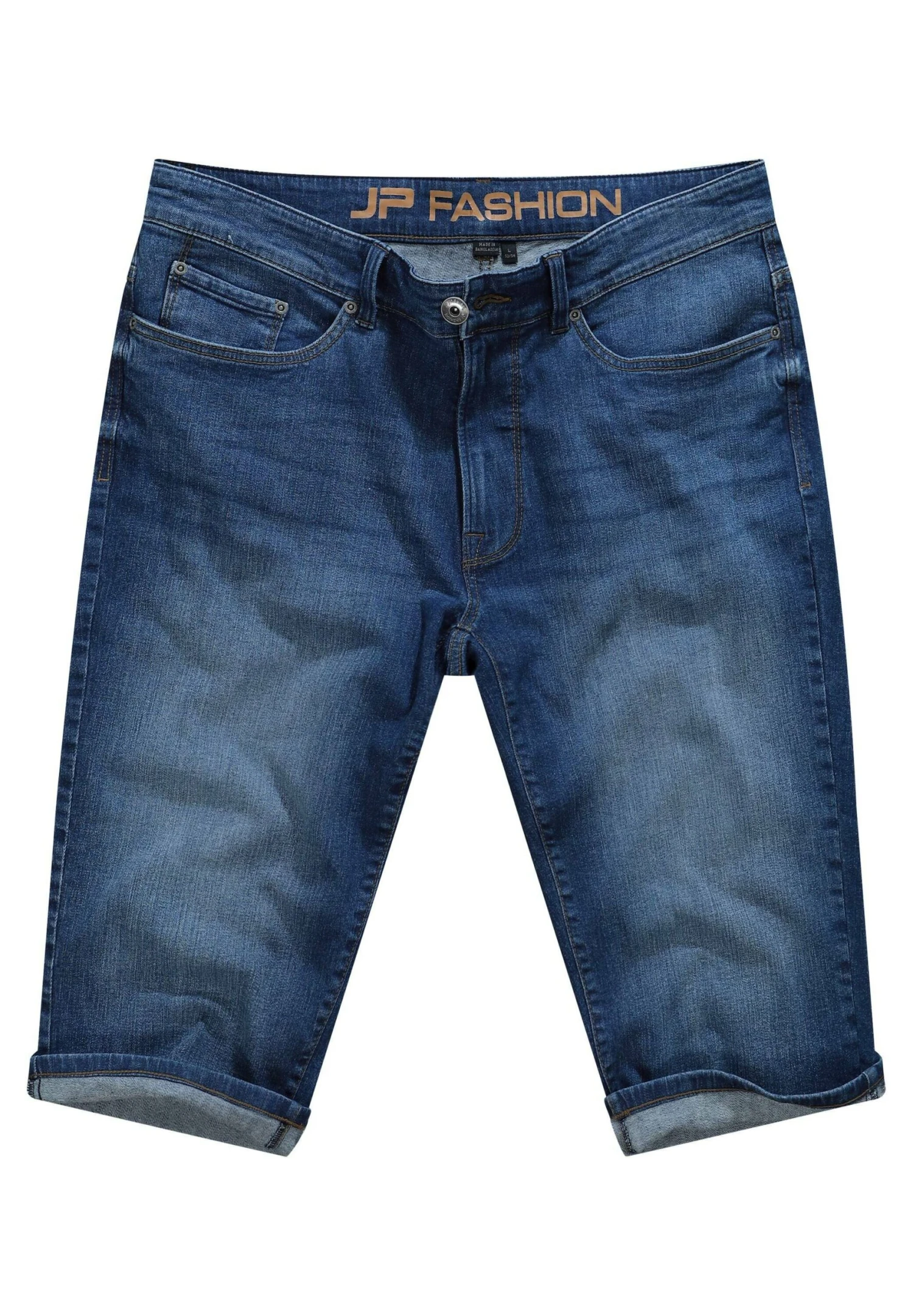 JP1880 3 4-Powerstretch 5-Pocket - Jeansshort - Dark Blue Denim 6 JP1880 3 4-Powerstretch 5-Pocket - Jeansshort - Dark Blue Denim - Afbeelding 4