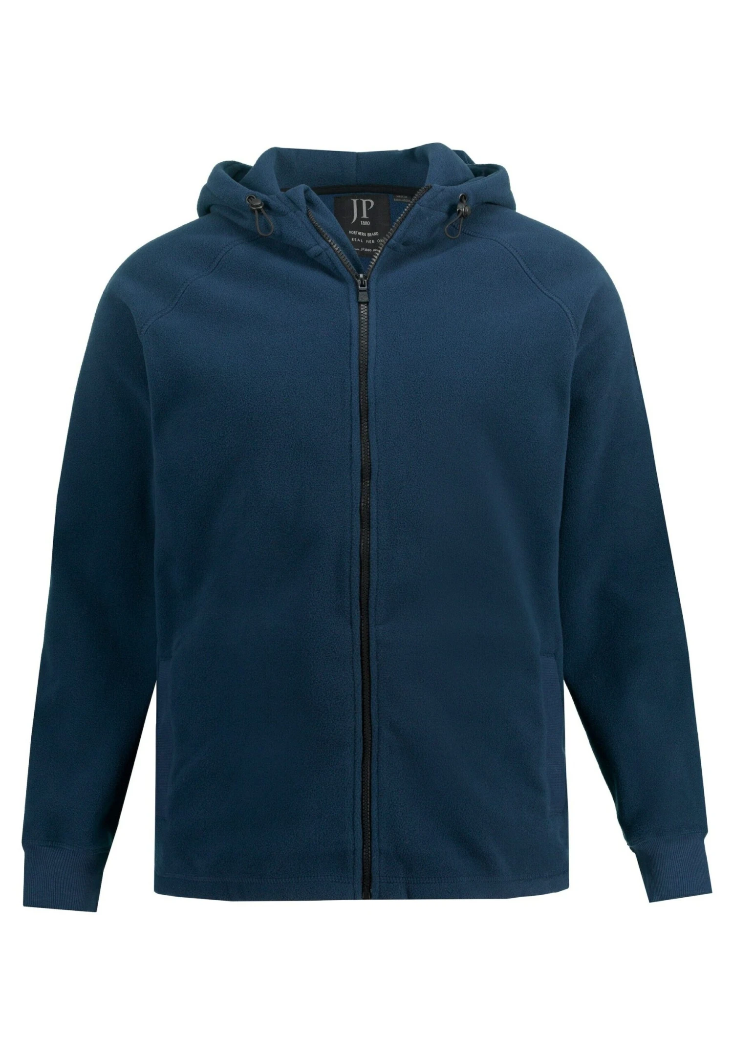 JP1880 À Capuche - Fleecejas - Bleu Nuit Mat 6 JP1880 À Capuche - Fleecejas - Bleu Nuit Mat - Afbeelding 4