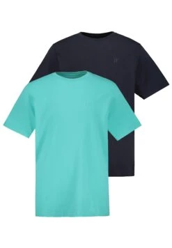 JP1880 T-Shirt Basic - Navy Türkies -JP1880 d30c274e78f44c32ad251106ccd7b3c5