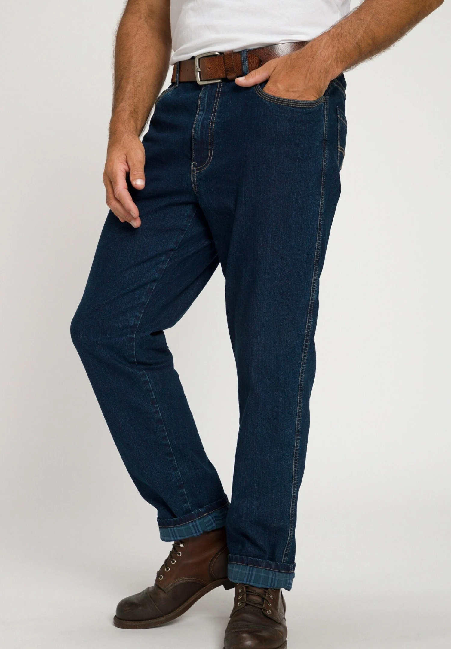 JP1880 Straight Leg Jeans - Denim Bleu Foncé 8 JP1880 Straight Leg Jeans - Denim Bleu Foncé - Afbeelding 6