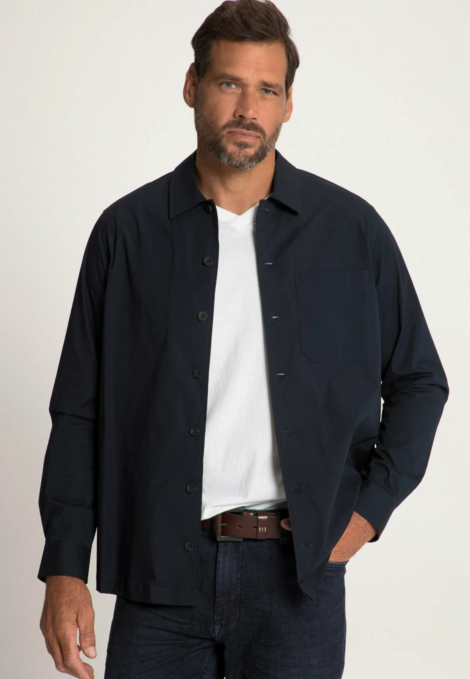 JP1880 Overhemd - Bleu Nuit Mat 3 JP1880 Overhemd - Bleu Nuit Mat