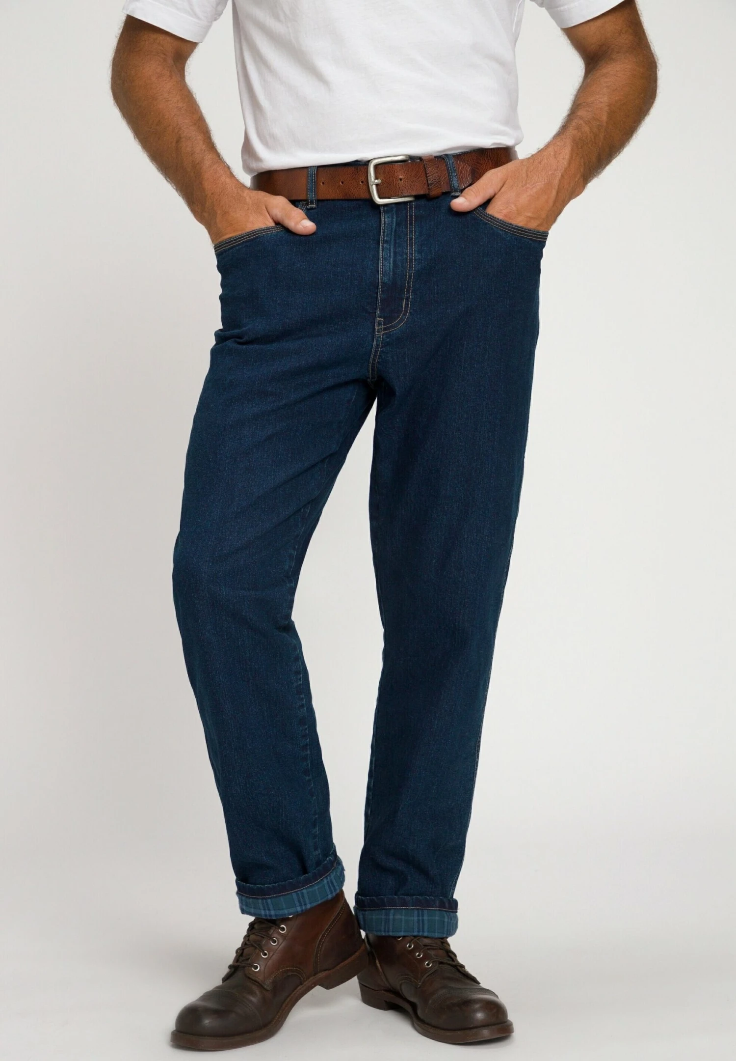 JP1880 Straight Leg Jeans - Denim Bleu Foncé 7 JP1880 Straight Leg Jeans - Denim Bleu Foncé - Afbeelding 5
