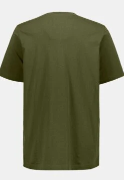 JP1880 Grosse Grössen Bis - T-Shirt Basic - Dunkel Khaki 7 JP1880 Grosse Grössen Bis - T-Shirt Basic - Dunkel Khaki -JP1880 d5720bea369f4e948c561981aeba7676